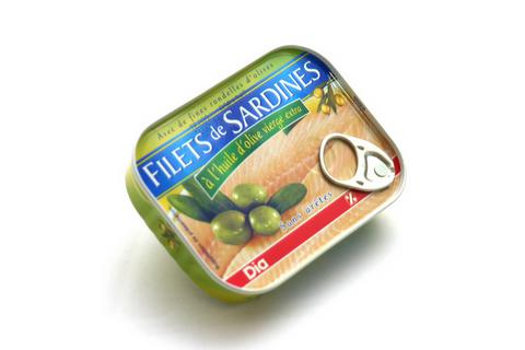 Filet de sardine à l'huile d'olive vierge extra